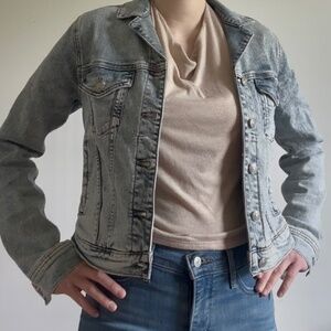 Silver Jean Jacket